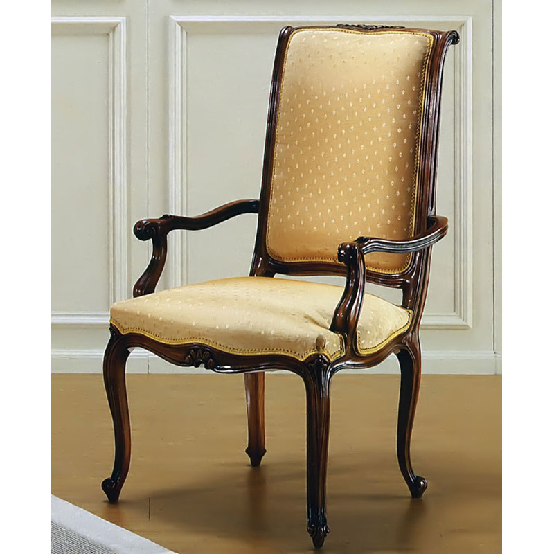Upholstered Arm Chair in Beige