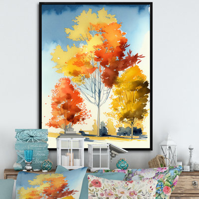 Autumn Trees In The Countryside " Autumn Trees In The Countryside "