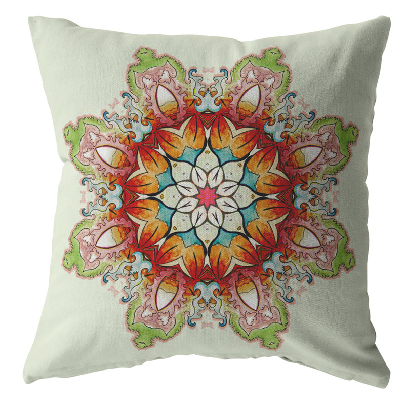 Abstract Faux Suede Reversible Throw Pillow, 20" x 20"