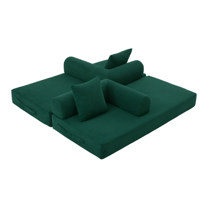 Canapé pliable et compressible, Émeraude