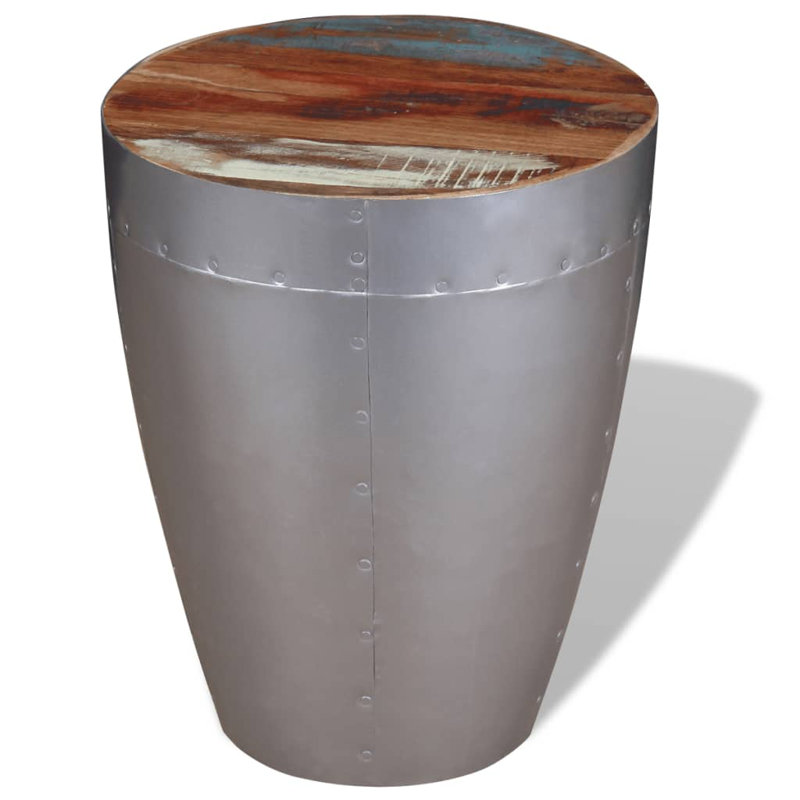 Tabouret Aviator en bois massif récupéré