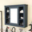 Armoire de rangement murale avec miroir et tablettes-37338508