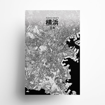 " Yokohama Japan|日本 City Map "