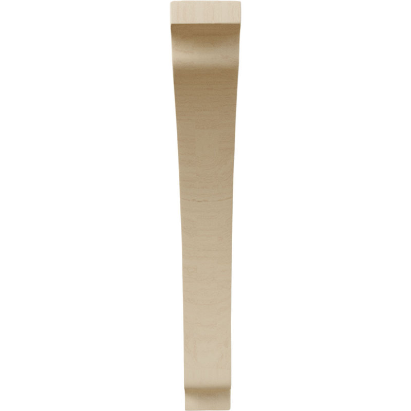Large Rubberwood Decorative Corbel Bracket, 12" Height
