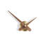 Walnut Analog Wall Clock-71130116