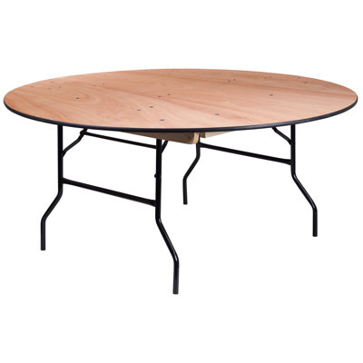 Wofford Round Wooden Folding Event Table