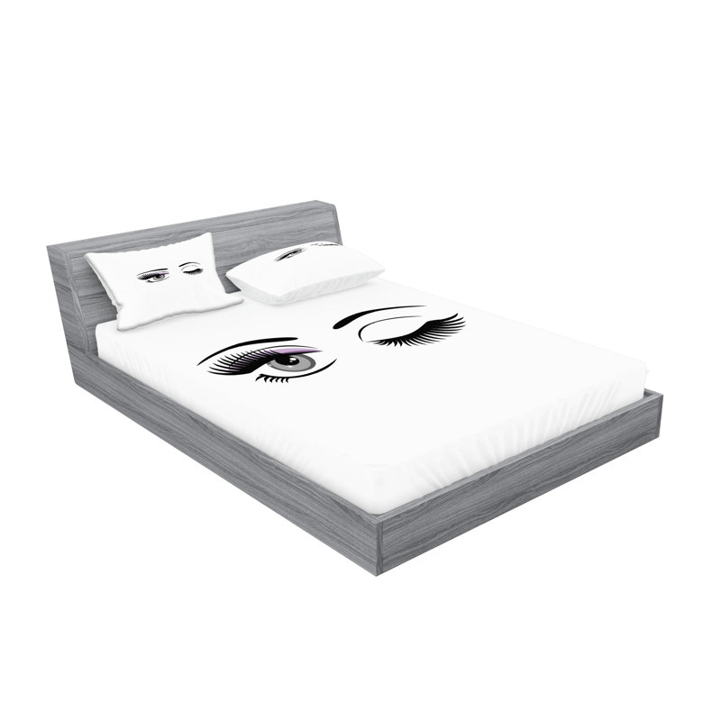 Drap-housse et coussin décoratif Ambesonne, Ensemble de draps-housses pour très grand lit + 4