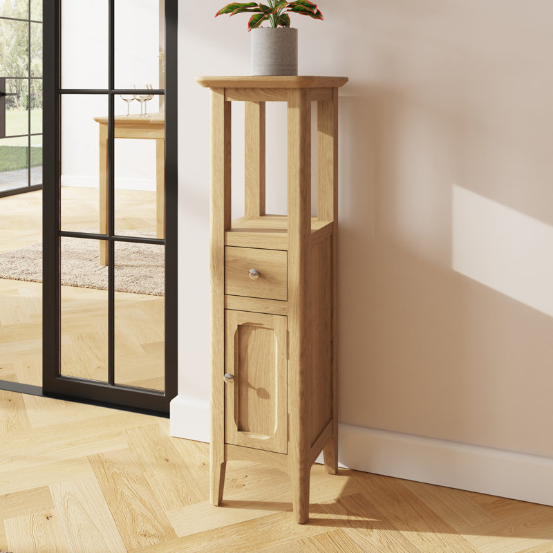 Claiborne Ash Assembled Tower Cabinet