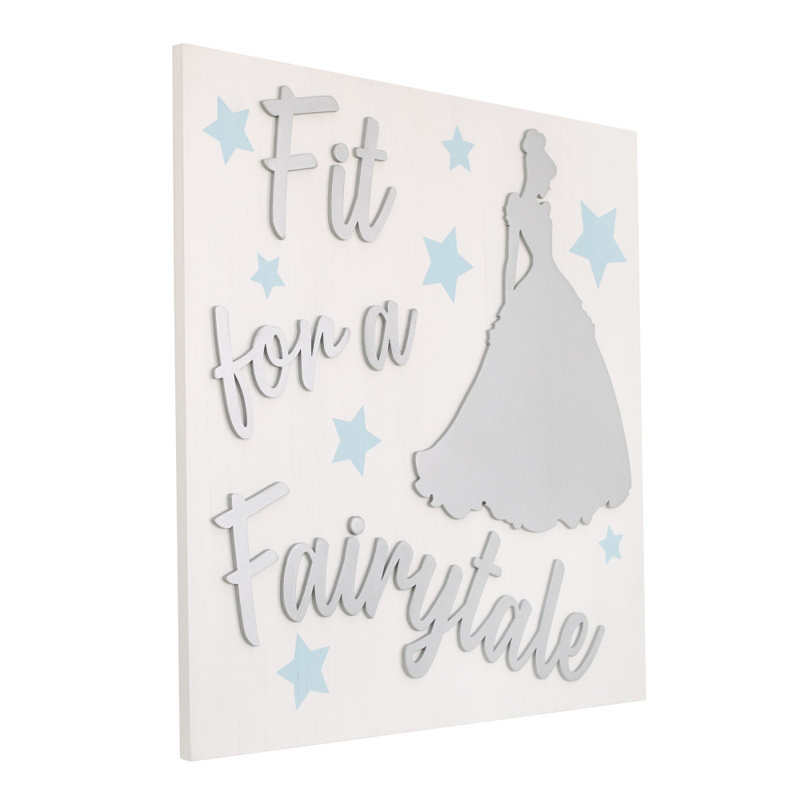  Décoration murale NoJo Disney Princess «Fit For a Fairytale» Cendrillon
