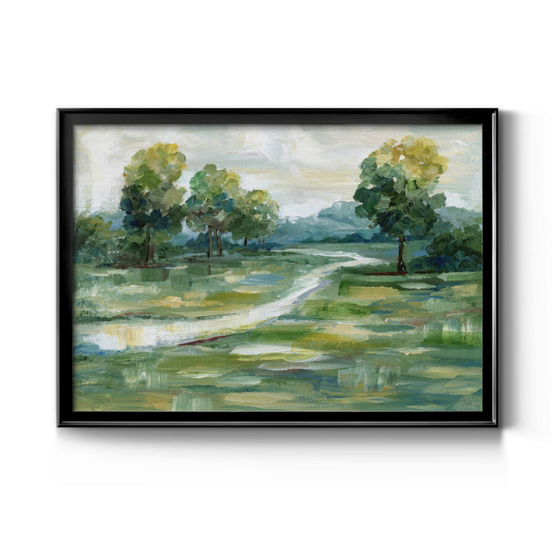 Delaware Water Gap - reproduction d'art sur toile encadrée, H 22,5 po x l 30,5 po x P 1,5 po, Noir