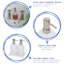Prism Glass Soap Dispenser with Tray - 330ml