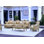 Infinity 3 Piece Velvet and Cotton Blend Standard Living Room Set