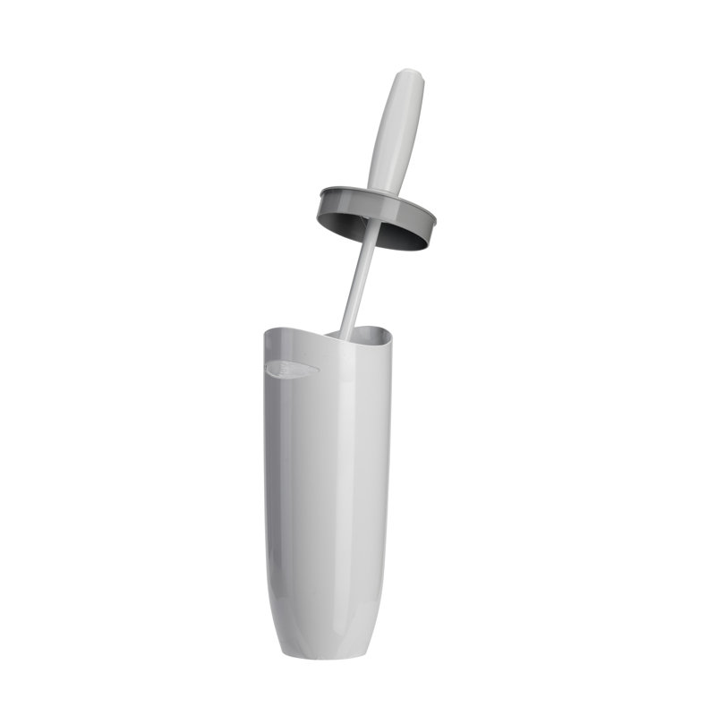 Plastic Free-Standing Toilet Brush and Holder