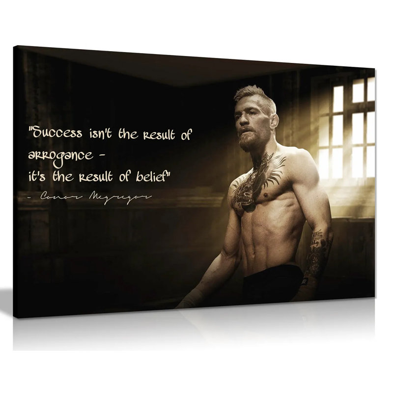 Conor Mcgregor - Wrapped Canvas Print, 41cm H x 61cm W