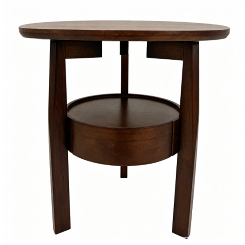 Jacxon Solid Wood Top End Table