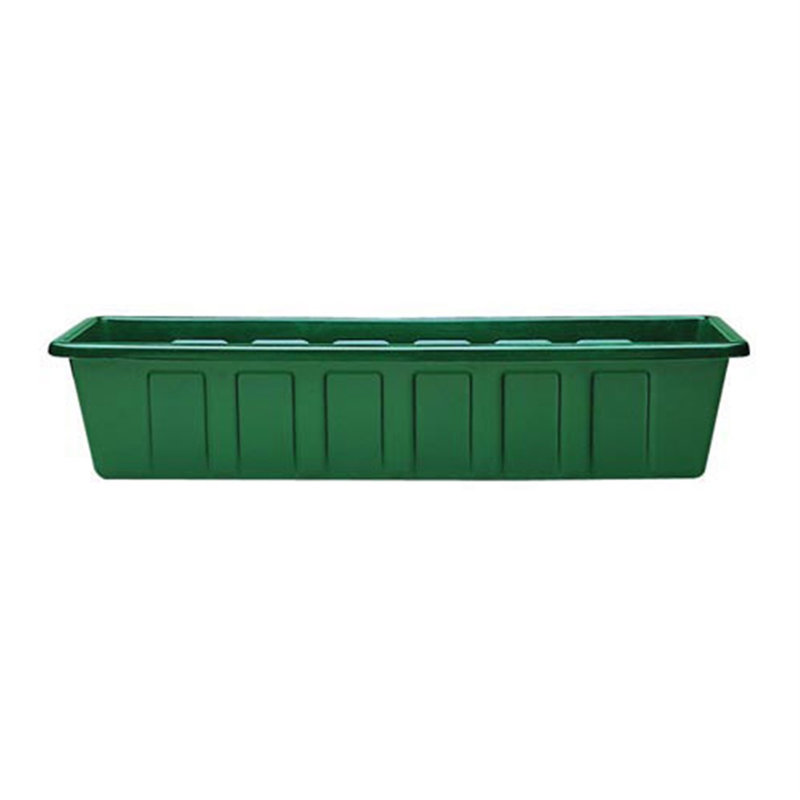Kermina Planter Box, Green, 5" H x 36" W x 8" D