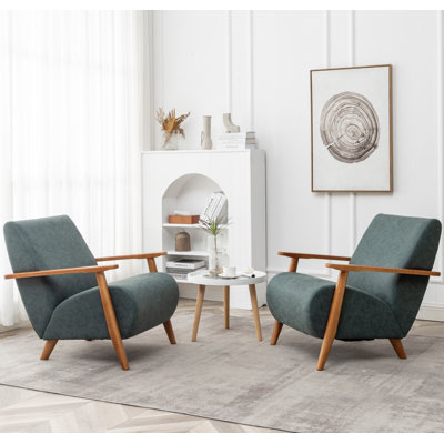 Ensemble de 2 fauteuils rembourrés Andablo