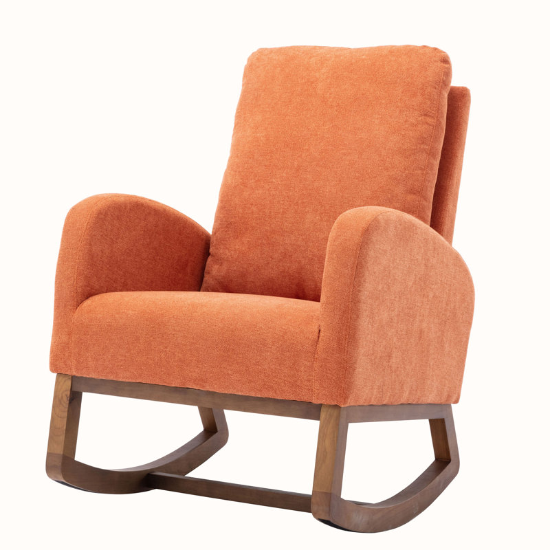Chaise berçante Abhimanyu, Orange