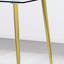Ensemble de table de salle à manger luxueux avec verre trempé et chaise en plastique pour une expérience de maison élégante