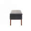 Banc de rangement en similicuir-384973404