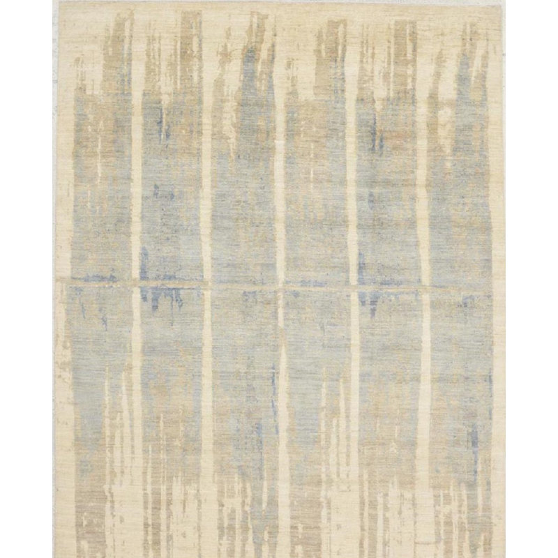 Contemporary One-of-a-Kind Rectangle 7'9" X 10'1" Hand Knotted Area Rug