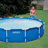Aluminum Round Frame Set Pool 30'' H x 144'' W x 144'' L , with Pump Included
