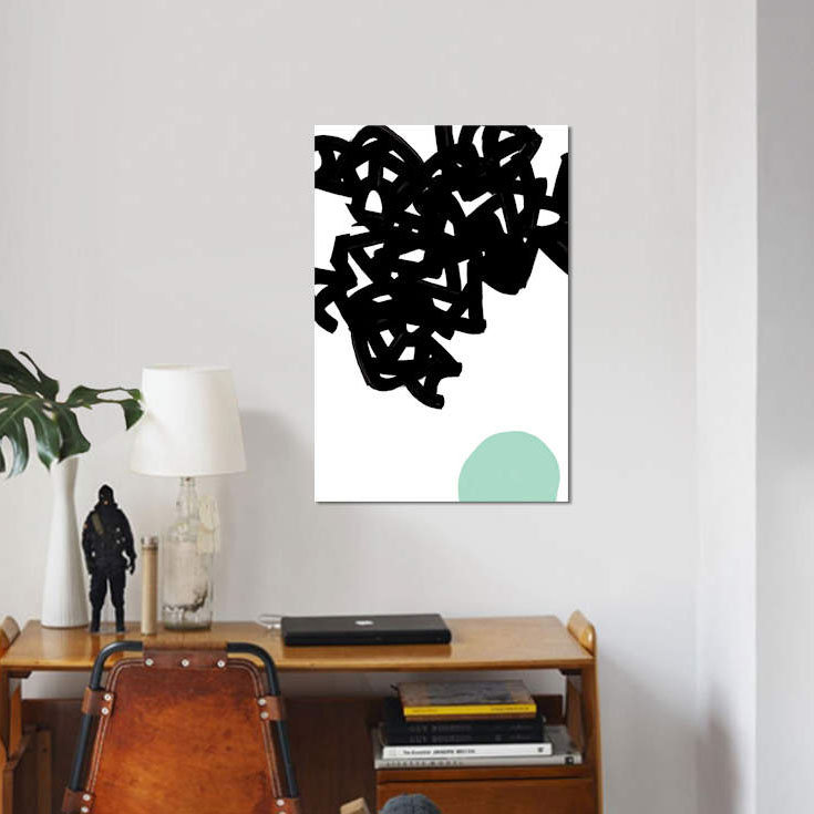 « gestes i », impression sur toile, H 18 po x l 12 po x P 1,5 po, Pas de tapis, Toile tendue