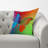 Grau VIBRANT BUTTERFLY Square Throw Cushion
