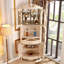 Armoire de coin en bois massif beige-1663870163-1663870161