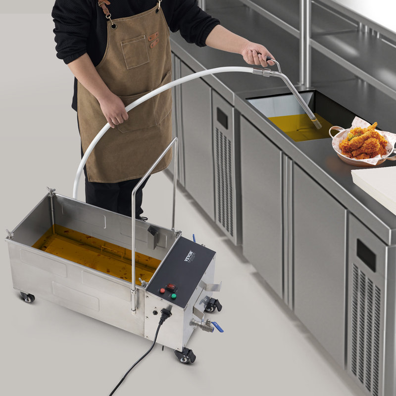VEVOR 378.5 Deep Fryer, 65.3cm H x 42.9cm W x 2.5cm D