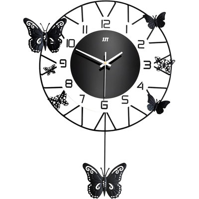 Horloge murale classique sans pile 20 po Mahd