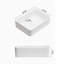 Lavabo de salle de bain rectangulaire en céramique blanche L 19 po Topcraft