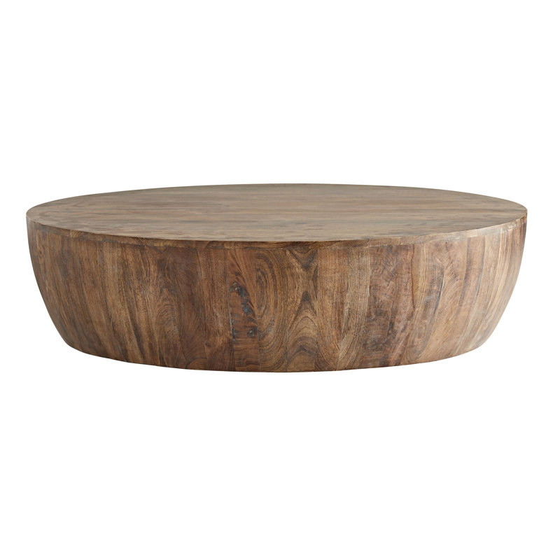 Jacob Solid Wood Cocktail Table, 12" H x 48" W x 48" D