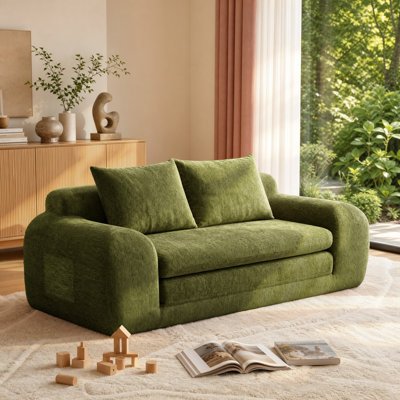 Canapé-lit pliant 2 en 3, fauteuil convertible pour appartement, dortoir