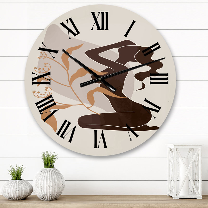 Horloge murale Minimal Boho, Moyen