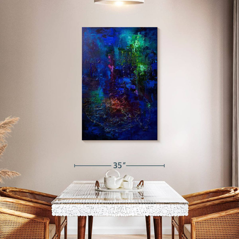 Avery Blue II, 45" H x 30" W