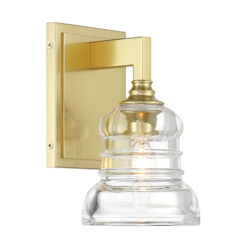 Straus 1 Light Sconce, Gold