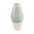 Earthenware Decorative Vase With Geometric Design - Stylish Modern Accent For Floral Arrangements And Home Decor-1341044962