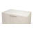 Bronzini Credenza, Small,Embossed White