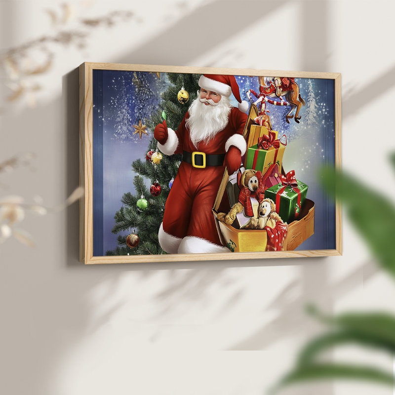 «Chirstmas Art», impression encadrée XX, Naturel, H 16 po x l 20 po
