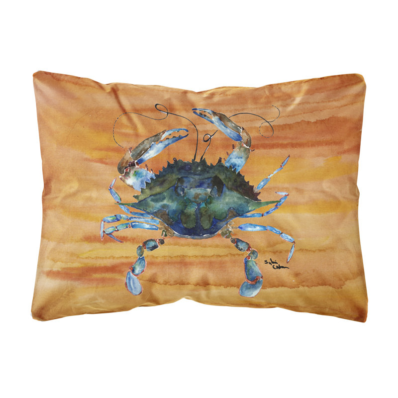 Coussin Crab Crab Orange
