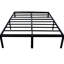Base de lit simple moderne en acier noir TG