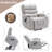 Power Lift Recliner Chair with Massage and Heat for Elderly, with 2 Cup Holders-1296265567