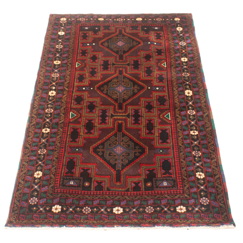 Teimani Brown Rug 3'7" x 6'6"