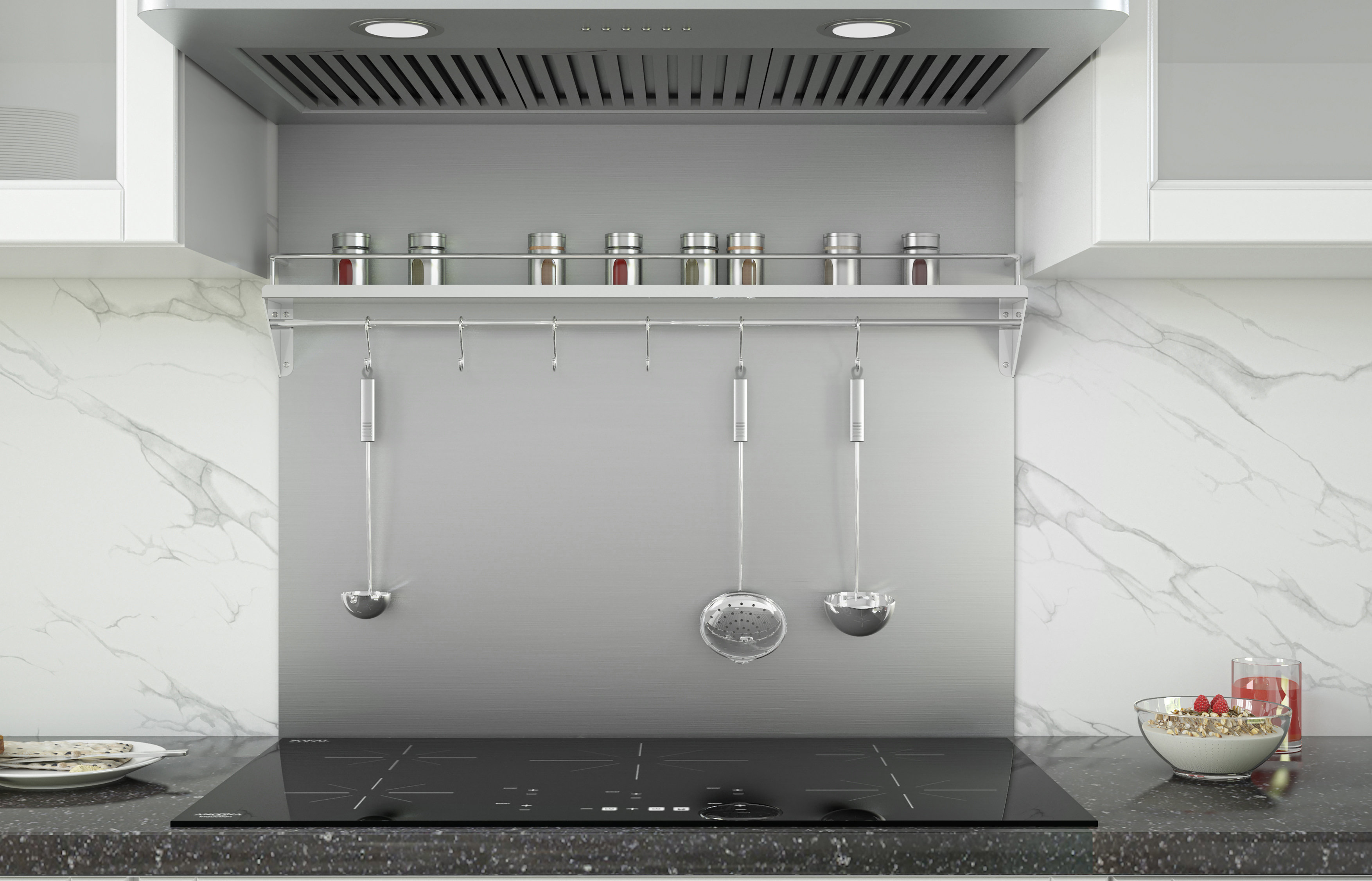 Ancona Backsplash Wall Mounted Pot Rack & Reviews Wayfair