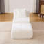 Fauteuil d'appoint modulaire sans accoudoirs 31 po avec repose-pieds 31 po. Fauteuil d'appoint moderne sans siège.-420024884