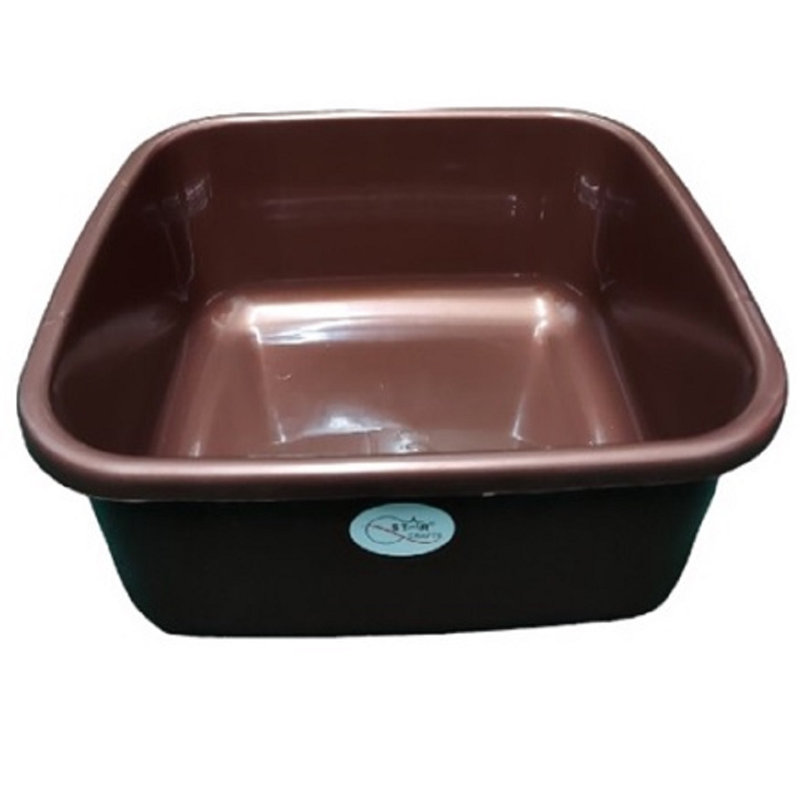 Ebern Designs Plastic Box, Brown