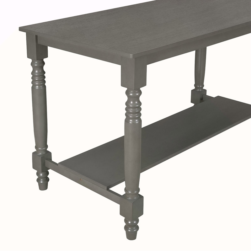 Ensemble de 6 tables de salle à manger à hauteur de comptoir avec 4 chaises et un banc pour la salle à manger, Gris, Gris