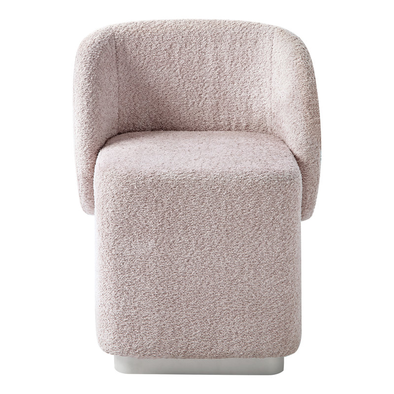 Bronstein Vanity Chair, Dusty Rose Boucle