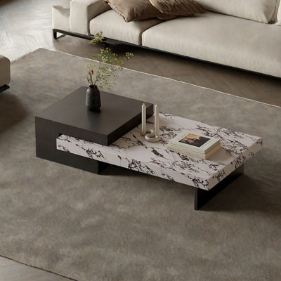 Table basse extensible en bois